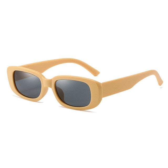 Gafas de sol rectangulares vintage para mujer