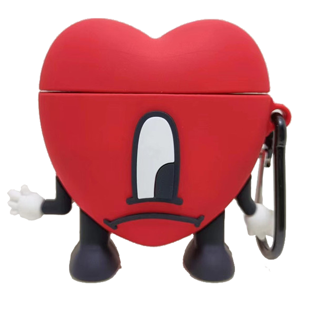 Funda Airpods Corazón Rojo