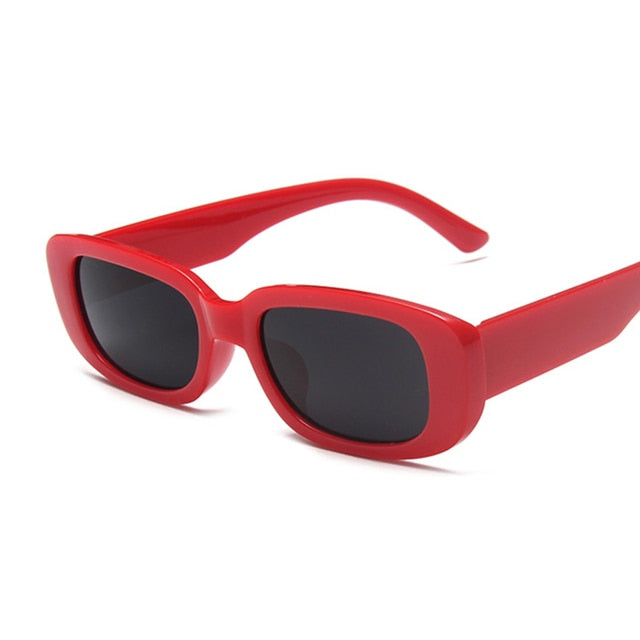 Gafas de sol rectangulares vintage para mujer