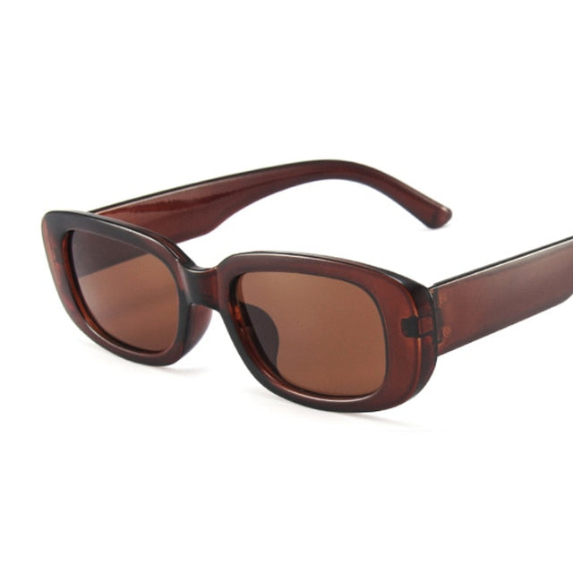 Gafas de sol rectangulares vintage para mujer