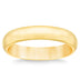 14K Solid Gold 4mm Unisex Wedding Band