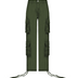 Pantalones holgados cargo lisos