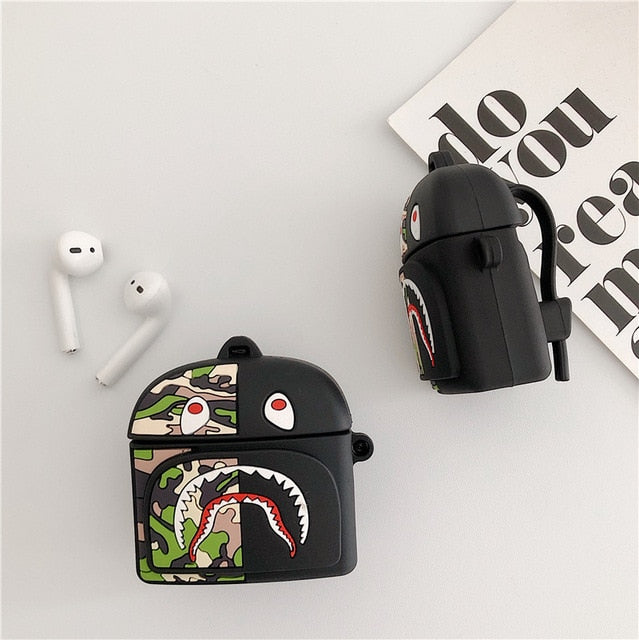 Funda para AirPods con mochila Creative Shark