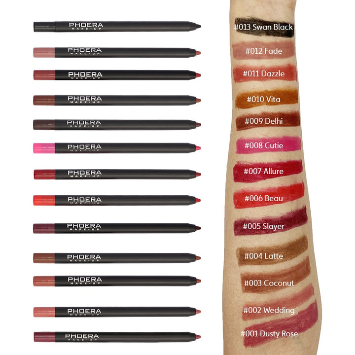 Lipliner Pencils 13 Colors - Makeup Kit