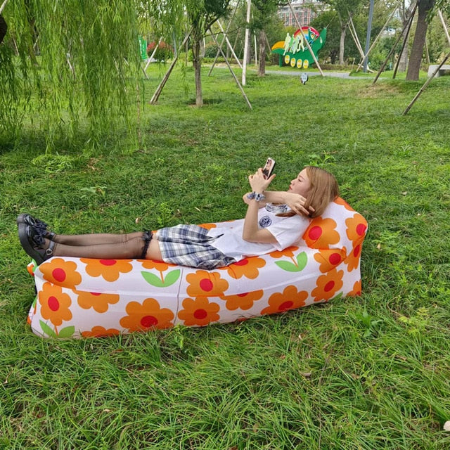 Sofá cama inflable