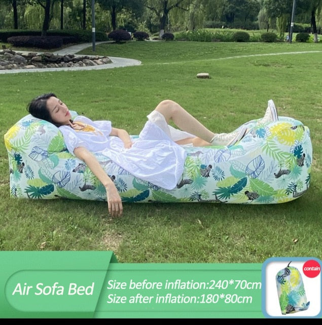 Sofá cama inflable