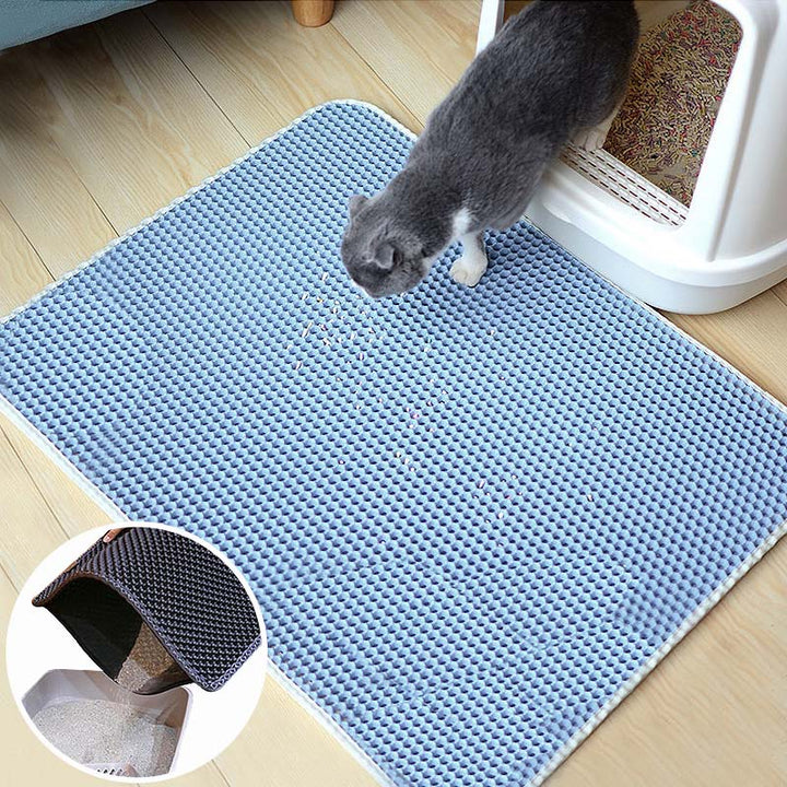 Alfombrilla impermeable para arena para gatos