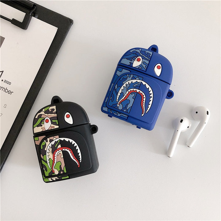 Funda para AirPods con mochila Creative Shark