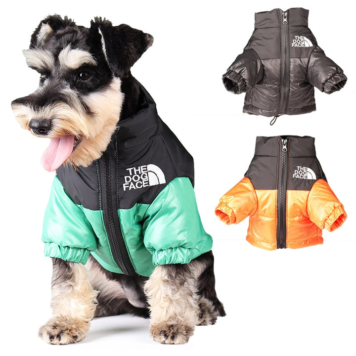 Ropa cálida para perros de invierno a prueba de viento