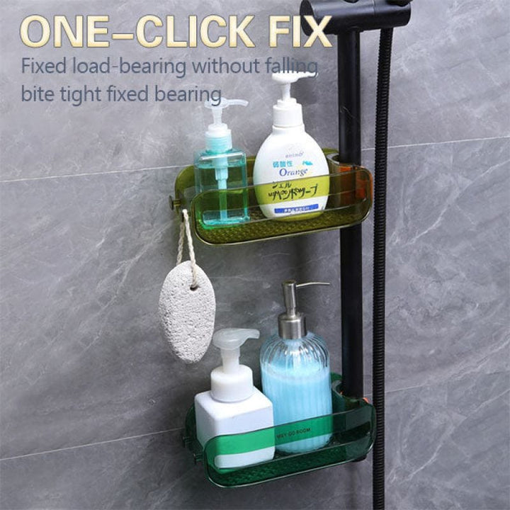 Shower Caddy & Organizer for Sponges, Shampoo, Conditioner, and Razor