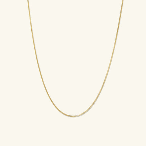 Gold Dainty Baby Curb Chain