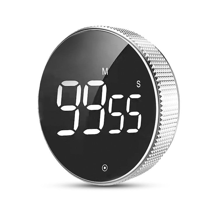 Digital Kitchen Timer with Large LED Display and Magnetic Mount