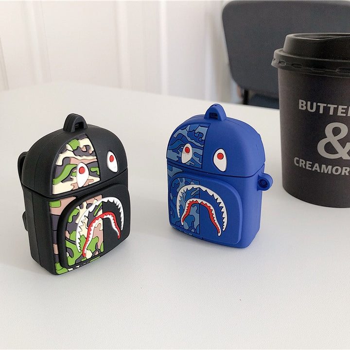 Funda para AirPods con mochila Creative Shark