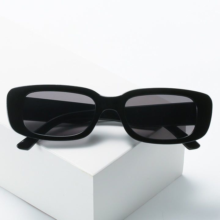 Gafas de sol rectangulares vintage para mujer