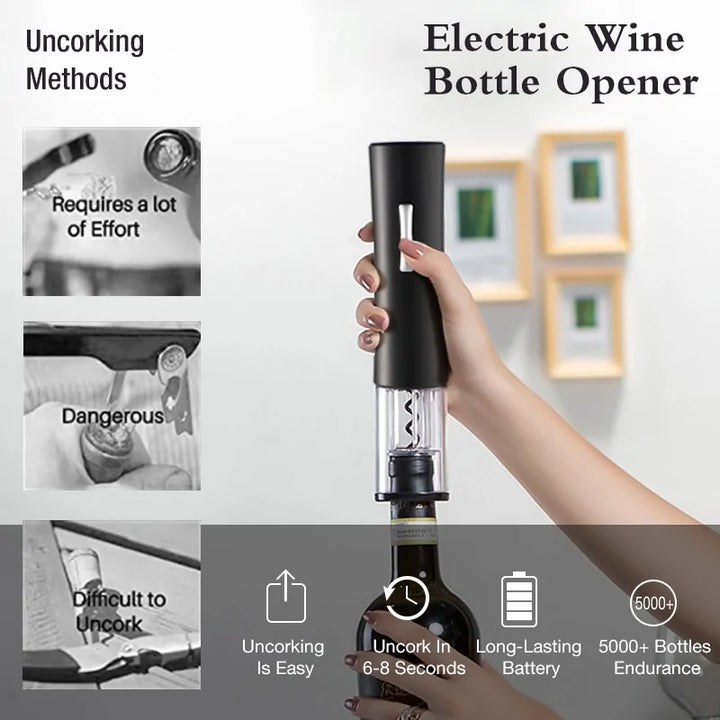 Abridor automático de botellas de vino