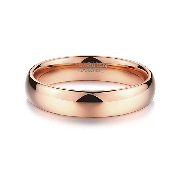 Rose Gold Tungsten Ring