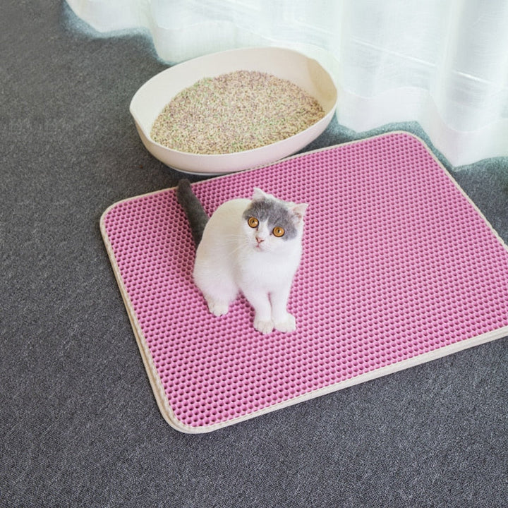 Alfombrilla impermeable para arena para gatos